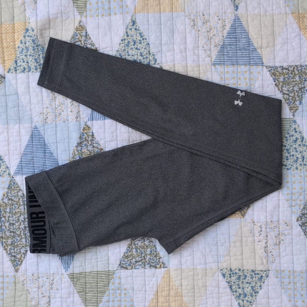 Under Armour Workout Tights, Sz XS, Grey